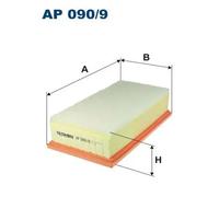 Filtro aria Cartuccia filtro AP 090/9 FILTRON per CITROËN TOYOTA PEUGEOT OPEL DS