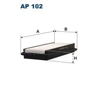 Filtro aria Cartuccia filtro AP 102 FILTRON per HONDA ROVER