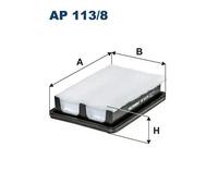 Filtro aria Cartuccia filtro AP 113/8 FILTRON per MAZDA 2 Hatchback 3 Tre volumi
