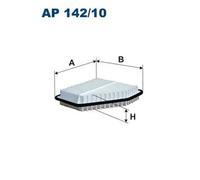 Filtron Filtro Aria Ap142/10