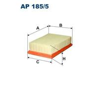 Filtro aria Cartuccia filtro AP 185/5 FILTRON per NISSAN RENAULT
