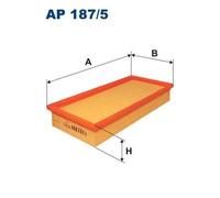Filtro aria Cartuccia filtro AP 187/5 FILTRON per MG MGF MG TF