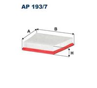 Filtro aria Cartuccia filtro AP 193/7 FILTRON per JAGUAR LAND ROVER