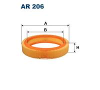 Filtro aria Cartuccia filtro AR 206 FILTRON per FORD ESCORT IV ESCORT IV Turnier