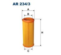 Filtro aria Cartuccia filtro AR 234/3 FILTRON per FIAT DOBLO MPV / Space wagon