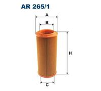 Filtro aria Cartuccia filtro AR 265/1 FILTRON per VW AUDI SEAT