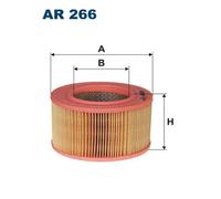 Filtro aria Cartuccia filtro AR 266 FILTRON per VW SAAB AUSTIN