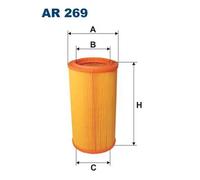 Filtro aria Cartuccia filtro AR 269 FILTRON per RENAULT SUPER 5
