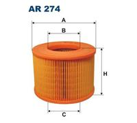 Filtro aria Cartuccia filtro AR 274 FILTRON per RENAULT ARO