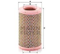 Filtro aria Cartuccia filtro C 1150 MANN-FILTER per SKODA 105,120 1000MB 1100MB