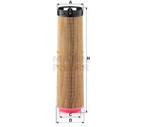 Filtro aria Cartuccia filtro C 12 178 MANN-FILTER per MERCEDES-BENZ CLASSE S