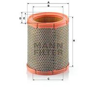 MANN-FILTER C 1460 Filtro dell'aria - per Autovetture + veicoli commeriali