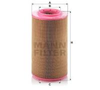 Filtro aria Cartuccia filtro C 17 278 MANN-FILTER per PEUGEOT FIAT CITROËN