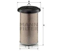 MANN-FILTER Filtro aria compatibile con DAF FORD HANOMAG HENSCHEL IVECO FAUN