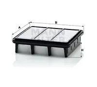 Filtro aria Cartuccia filtro C 2029 MANN-FILTER per KIA HYUNDAI
