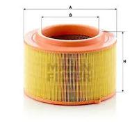 MANN-FILTER Filtro aria a cartuccia diametro 222 mm altezza 138 mm C22024