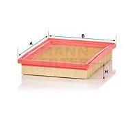 Filtro aria MANN-FILTER C 2244