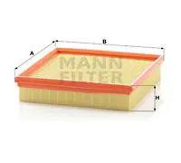 Filtro aria Cartuccia filtro C 2290 MANN-FILTER per PORSCHE VW