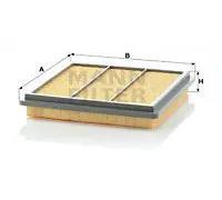 Filtro aria Cartuccia filtro C 2332 MANN-FILTER per MITSUBISHI SIGMA PAJERO II