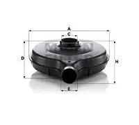 MANN-FILTER C 2356/5 Filtro dell'aria - per Autovetture + veicoli commeriali