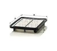 Filtro aria Cartuccia filtro C 24 010 MANN-FILTER per HYUNDAI i10 I