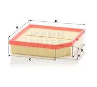 Filtro aria Cartuccia filtro C 24 051 MANN-FILTER per VOLVO XC40