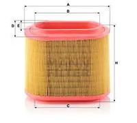 Filtro aria Cartuccia filtro C 24 196 MANN-FILTER per HYUNDAI STAREX Furgone