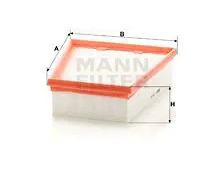 Filtro aria Cartuccia filtro C 2439 MANN-FILTER per RENAULT MEGANE III Hatchback