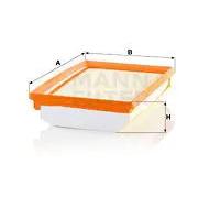 MANN-FILTER, C 25 033 Filtro aria