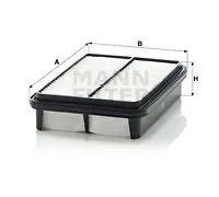 Filtro aria MANN-FILTER C 2535