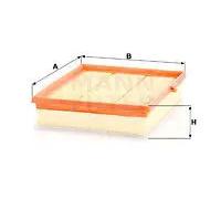 Filtro aria MANN-FILTER C 26 010