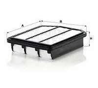 MANN-FILTER Filtro dell'aria C 26 018 per autovetture e veicoli commerciali