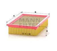 MANN-FILTER C 26 100 Filtro dell'aria - per Autovetture + veicoli commeriali