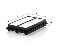 Filtro aria Cartuccia filtro C 27 002 MANN-FILTER per HONDA CR-V III