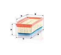 Filtro aria Cartuccia filtro C 27 030 MANN-FILTER per DACIA RENAULT LADA