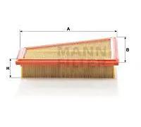 Filtro aria Cartuccia filtro C 27 125 MANN-FILTER per BMW 5 5 Touring X1
