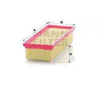 MANN-FILTER C 2774/1 Filtro dell'aria - per Autovetture + veicoli commeriali