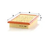 Filtro aria Cartuccia filtro C 28 004 MANN-FILTER per MERCEDES-BENZ CLASSE C SLC