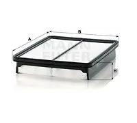Filtro aria Cartuccia filtro C 28 011 MANN-FILTER per KIA HYUNDAI