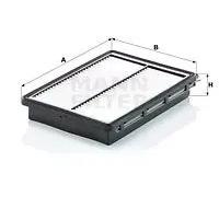 Filtro aria Cartuccia filtro C 28 036 MANN-FILTER per KIA HYUNDAI