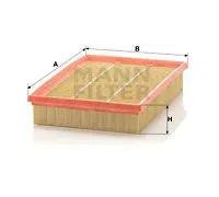 Filtro aria Cartuccia filtro C 28 122 MANN-FILTER per FORD VOLVO