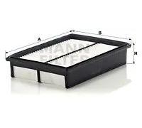 Filtro aria Cartuccia filtro C 2841 MANN-FILTER per MAZDA 3 Tre volumi 3 5