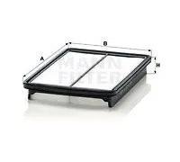 MANN-FILTER, C 29 019 Filtro aria | Per Autovetture, Aria pulita, Filtro resistente, Design con adattamento perfetto, Qualità originale OE