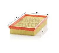 Filtro aria Cartuccia filtro C 2982 KIT MANN-FILTER per FORD KA