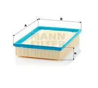 Filtro aria Cartuccia filtro C 30 125 MANN-FILTER per LANCIA FIAT