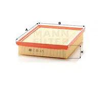 Filtro aria Cartuccia filtro C 30 171 MANN-FILTER per SSANGYONG KYRON RODIUS I