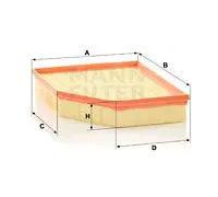 MANN-FILTER C 30 196 Filtro dell'aria - per Autovetture + veicoli commeriali