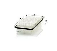 Filtro aria Cartuccia filtro C 3127 MANN-FILTER per TOYOTA YARIS
