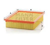 Filtro aria Cartuccia filtro C 33 256 MANN-FILTER per MERCEDES-BENZ VITO Autobus