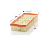 MANN-FILTER C 3698/3-2 Filtro dell'aria (set da 2) - per Autovetture + veicoli commeriali